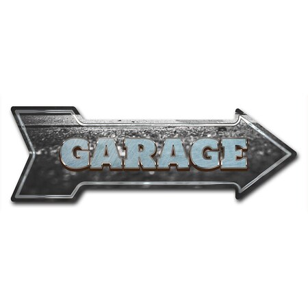 Garage 2 Arrow Decal Funny Home Decor 24in Wide